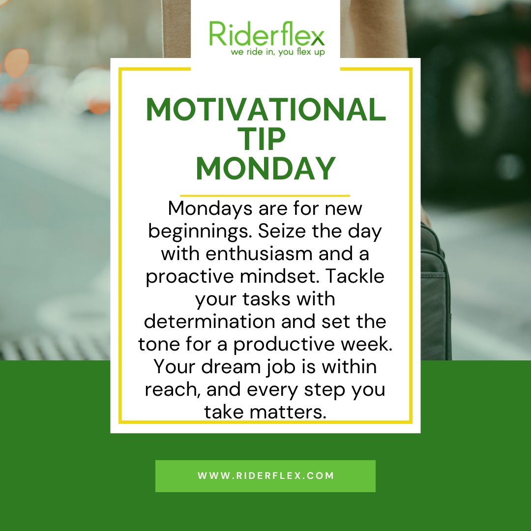 riderflex's tweet photo. Riderflex is here to help you seize opportunities and achieve your career aspirations. Let’s make this week extraordinary!
https://t.co/7yEGuGpwFF  | Info@riderflex.com
#MotivationalMonday #SeizeTheDay #ProactiveMindset #Riderflex #CareerAspiration https://t.co/Fr77cQllIi