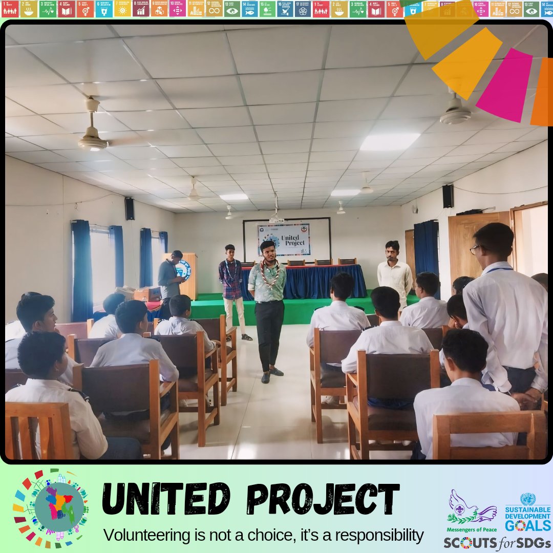 unitedprojectbd's tweet photo. On the first day of the SDG-Based Educational Campaign the Sylhet team of United Project went to South Surma Government High School.More than 50 students participated in the campaign.The campaign is mainly organized to give basic knowledge about SDG to the students
#unitedproject https://t.co/VZqzfMrDIJ