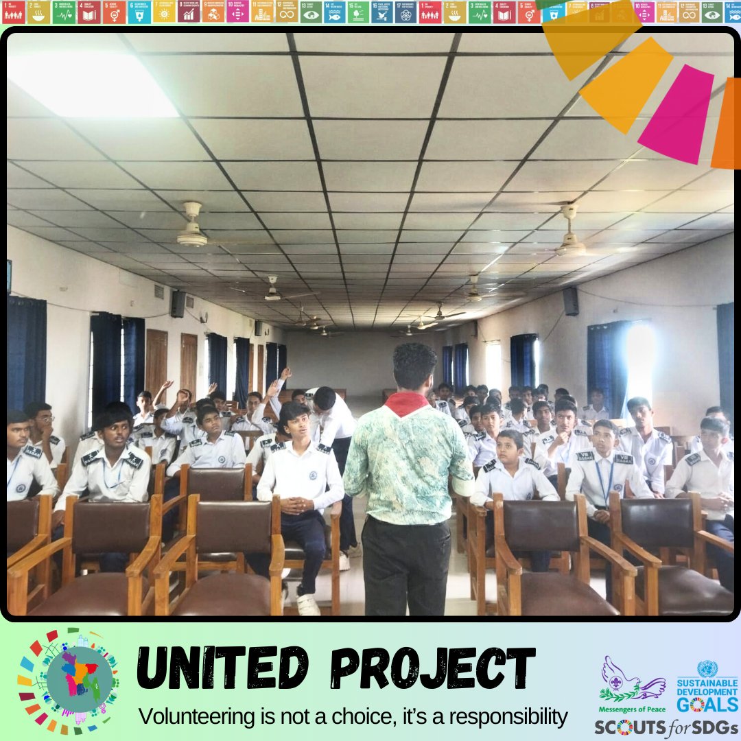 unitedprojectbd's tweet photo. On the first day of the SDG-Based Educational Campaign the Sylhet team of United Project went to South Surma Government High School.More than 50 students participated in the campaign.The campaign is mainly organized to give basic knowledge about SDG to the students
#unitedproject https://t.co/VZqzfMrDIJ