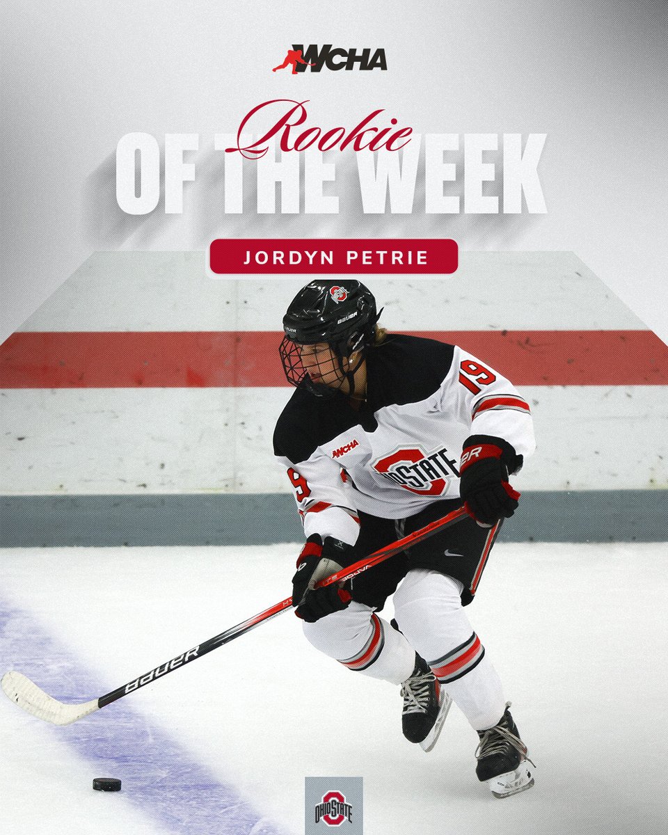 Two <a href="/WCHA_WHockey/">WCHA Hockey</a> POTW awards after Week 2 action ✌️

Congrats, <a href="/HaileyMacLeod1/">Hailey MacLeod</a> &amp; <a href="/jordyn_petrie/">Jordyn Petrie</a>! 

#GoBucks | 📰 go.osu.edu/Cv3c