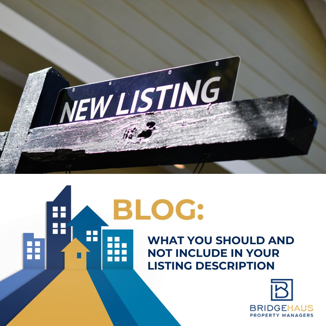 BridgeHausPM's tweet photo. Making a good first impression is crucial. 🤝💻 Learn more about creating a listing description that showcases the best features of your property and entices prospective residents. https://t.co/zJOPVtL8AU https://t.co/gf8hoBpqni
