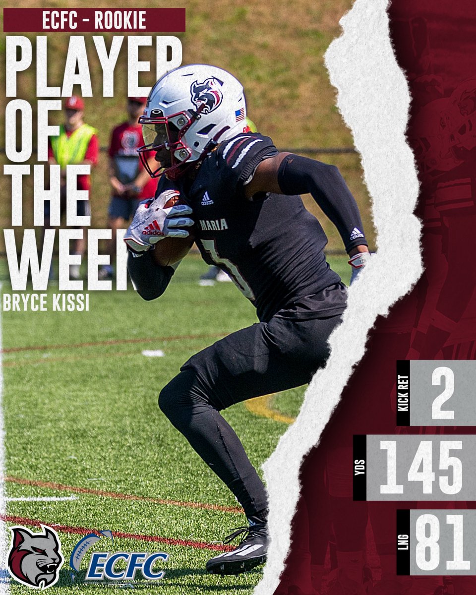Ryan Russell, Justin Oliver and Bryce Kissi were named this week’s ECFC Offensive, Special Teams and Rookie Players of the Week for their performances in Saturdays win over the Husson University Eagles!

Read more:
ow.ly/Xp3t50TzmzO