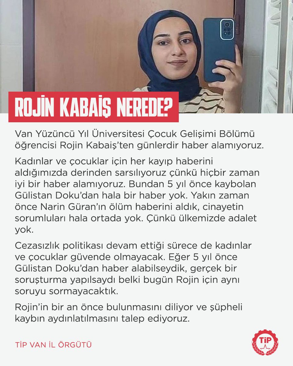 Türkiye İşçi Partisi Van tweet media