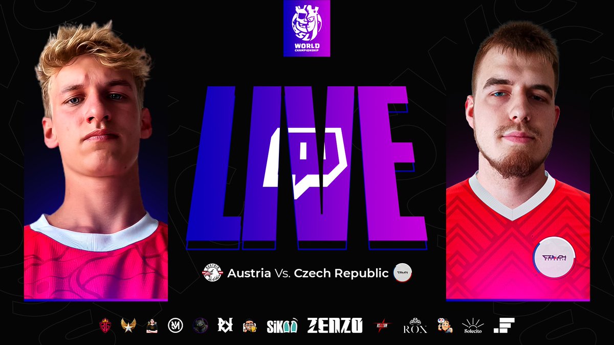 🟣 𝐋𝐈𝐕𝐄 - 𝐌𝐀𝐓𝐂𝐇 𝟒 🎥
🎯 𝐑𝐎𝐔𝐍𝐃 𝟒 - 𝐃𝐀𝐘 𝟐

WE'RE BACK WITH MORE ACTION ☝🏻! It’s Austria vs. Czech Republic in this European showdown. The Czech Republic must secure a win to keep their hopes alive for a top 4 spot on the leaderboard! 📈

🇦🇹 <a href="/TeamAustriaCR/">TeamAustriaCR</a> 🆚