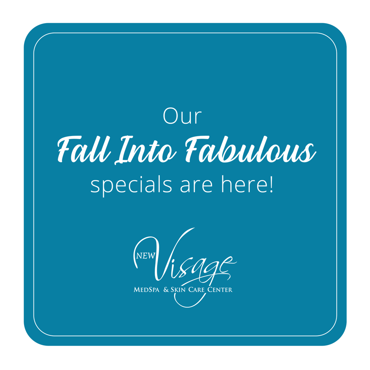 NewVisage's tweet photo. 🍂 Our biggest sale of the year is HERE! ✨

Tap the link below to shop online and don’t forget to join us THIS THURSDAY, October 3rd from 5-8 PM for Fall Into Fabulous. Enjoy extra savings, giveaways, and so much more!

Start shopping: https://t.co/LevqYJRmli https://t.co/ZQeD0fu1YK