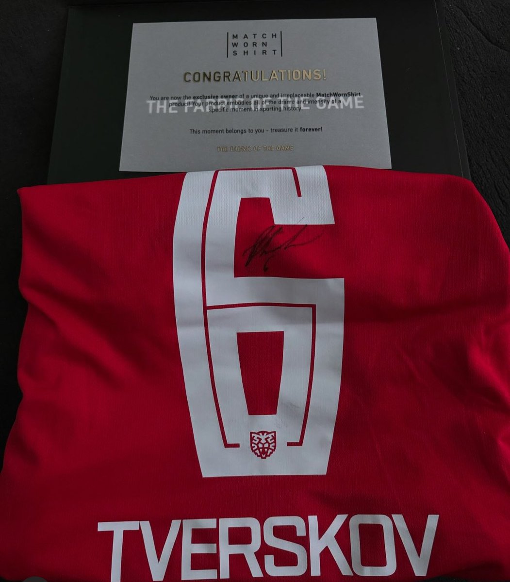 We’re not going to say that Jeppe Tverskov masterclass was anything to do with us getting his signed shirt vs Randers.

But we’re also not not going to say it.
