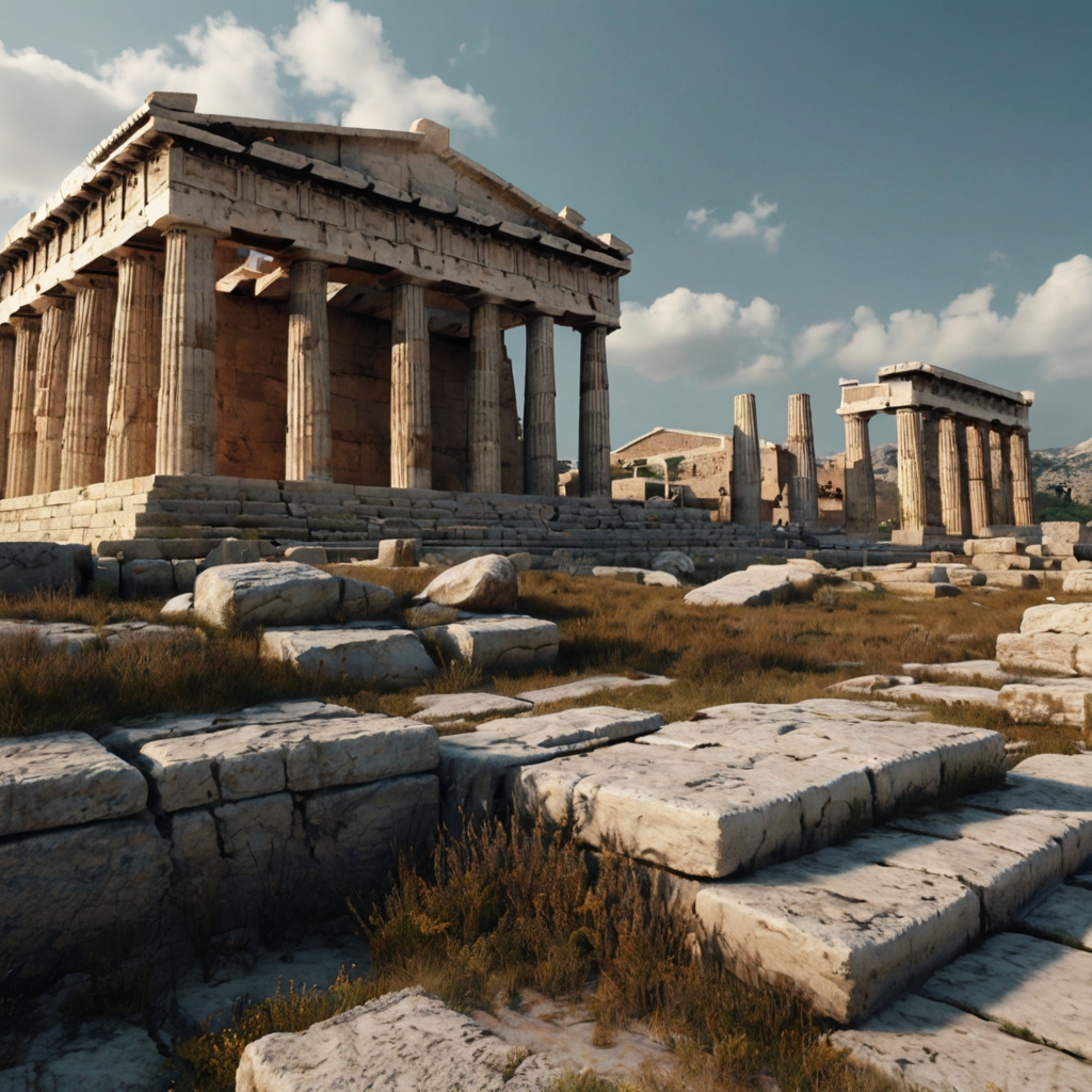 RocketMeUpArt's tweet photo. 🏛️ Ancient Greece is renowned for its city-states, the birth of democracy, profound philosophical thought, and timeless contributions to art and architecture. 

Art by @RocketMeUp 🚀 

#AncientGreece #Philosophy #Democracy #Architecture #Art #DigitalArt https://t.co/z3Ju9aAkVU