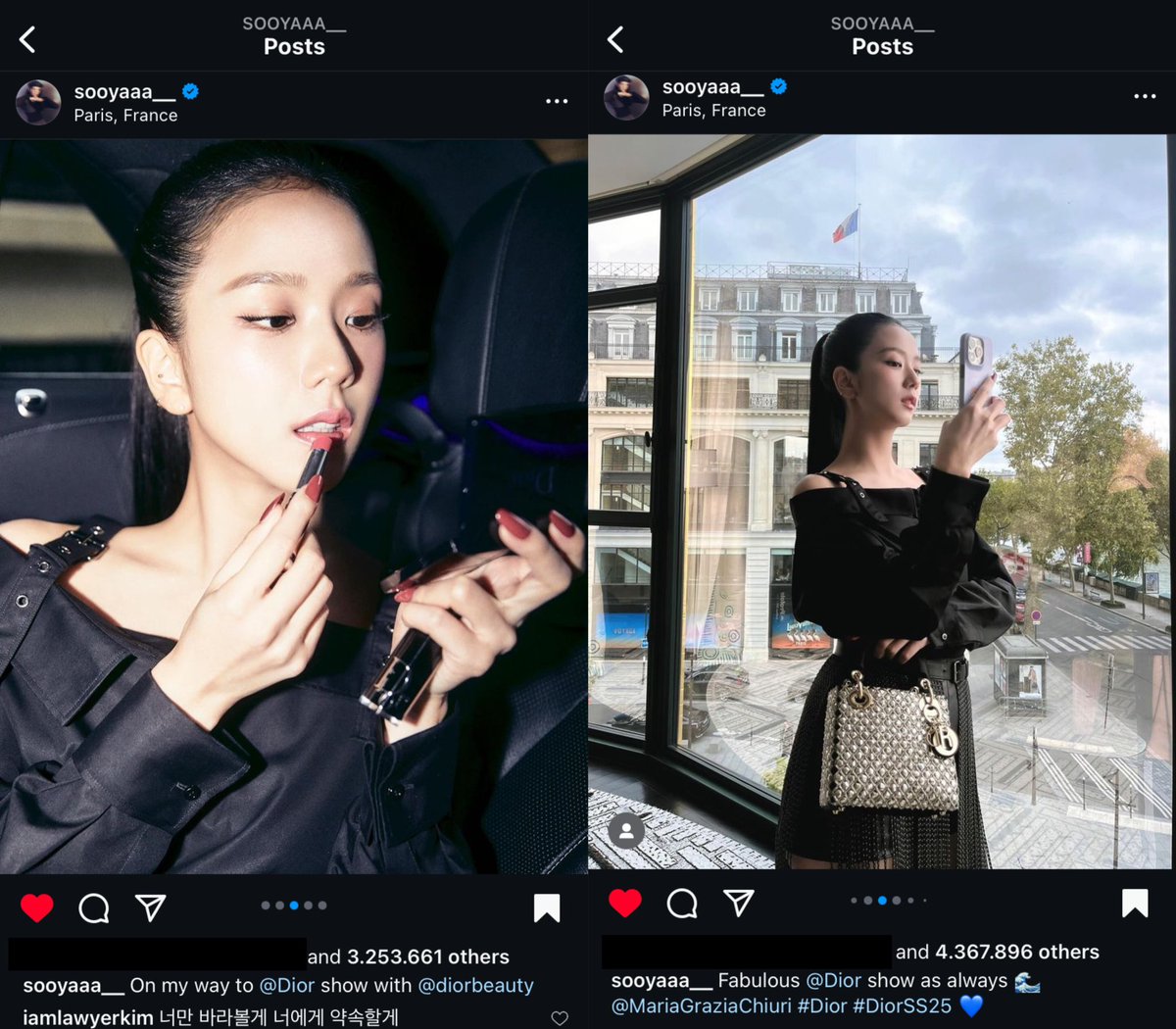 rysooyaaa's tweet photo. Update
Current PFW Dior : 7.6M EMV

Although we didn't top the EMV for Dior PFW this time, we still have a chance to lead the EMV for FW SS25. Currently, we're ahead of our competitors by 600K EMV. Let's keep engaging: our targets are 3.5m and 4.5M 

#JISOOxDiorSS25 #JISOO https://t.co/eAAnq6eG5f