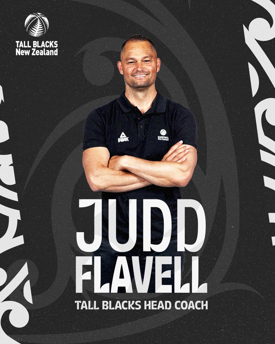 TallBlacks's tweet image. 📣 Announcing Judd Flavell as the new Tall Blacks head coach!
Regarded as one of the NZ’s most successful basketball coaches, Flavell joins a Tall Blacks programme ranked 22nd in the world. Welcome to the team Judd! 🙌
🔗 Read more at: bbnz.link/55iol