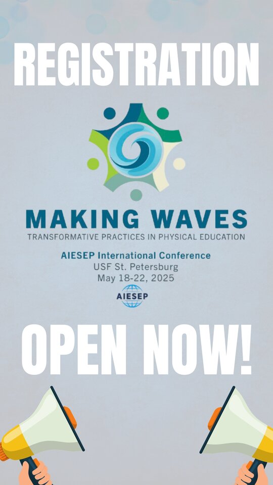 🎉 Exciting news! Early bird registration for the 2025 AIESEP International Conference is officially OPEN! 🌟

Don't miss your chance to secure your spot!

🔗 More info: aiesepstpete2025.com/registration 

#AIESEP2025 #EarlyBird #RegistrationOpen
