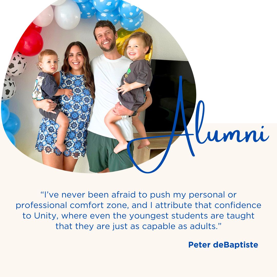 UnityDelray's tweet image. 🎉 We’re thrilled to introduce our Unity Alumni Feature of the Month: Peter deBaptiste! 🎓 

💬 Click here to learn more about Peter and his Unity School experience: buff.ly/3TgSJgG

#UnitySchoolFL #AlumniFeature #OnceAUnityStudentAlwaysAUnityFamily #CommunityStrong