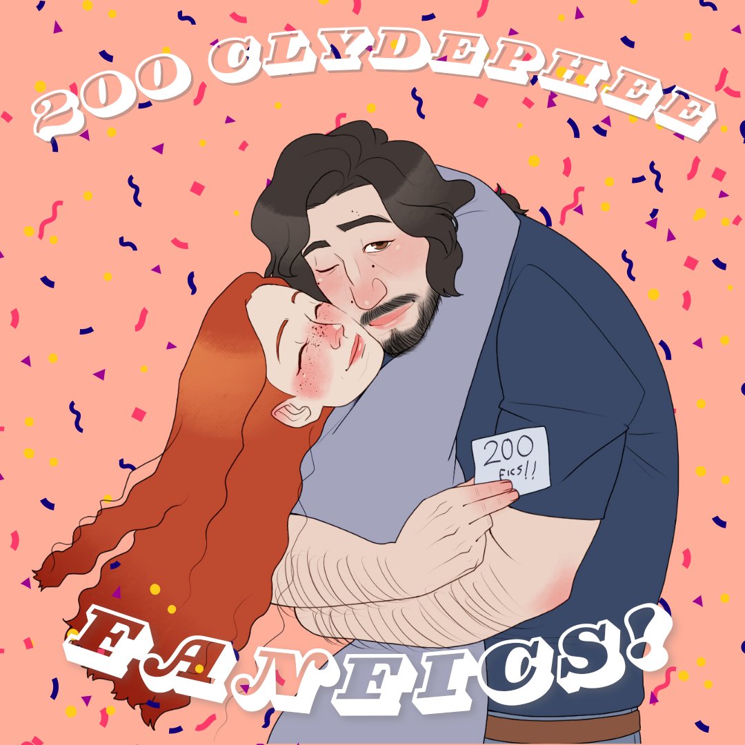 ClydePheeServer's tweet photo. thanks to #ReyloSpanktember we have hit 200 Clydephelia fics on ao3!

art by our lovely @HiYamyamsHere https://t.co/zZsyO1tswY