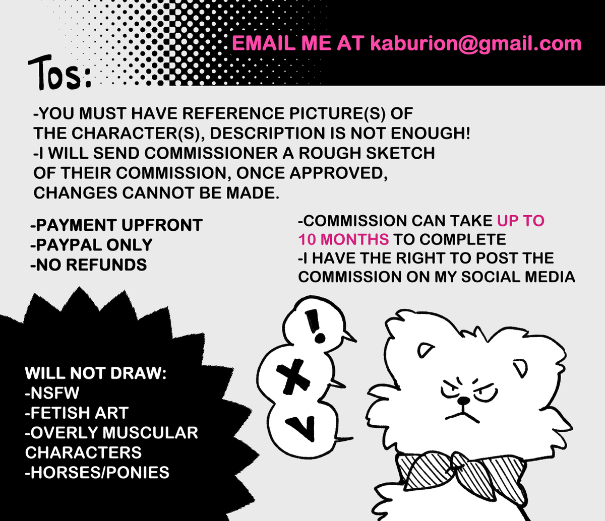 Alright opening 6 or so slots for these smaller c0mms as well! Decided to keep painted illust. c0mms to two afterall to lessen the workload a bit, so those are now all taken! ❗️Anthros are included too this time! ❗️As well as custom designs!