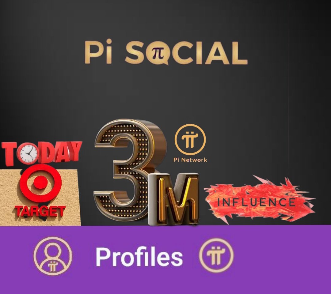 Good Day Pioneers 💜💌

💜Pioneers Connect🌎! We need 1,000 Retweets!  🐦

Drop your Profile Usernames ASAP!  ⬇️

Let’s show the World our Pioneer Power!  🔥  🚀

Join TG 👇
t.me/Xopenmainnet

#OpenMainNet #PiNetwork #Pioneers #pisocial #PiNetwork2024