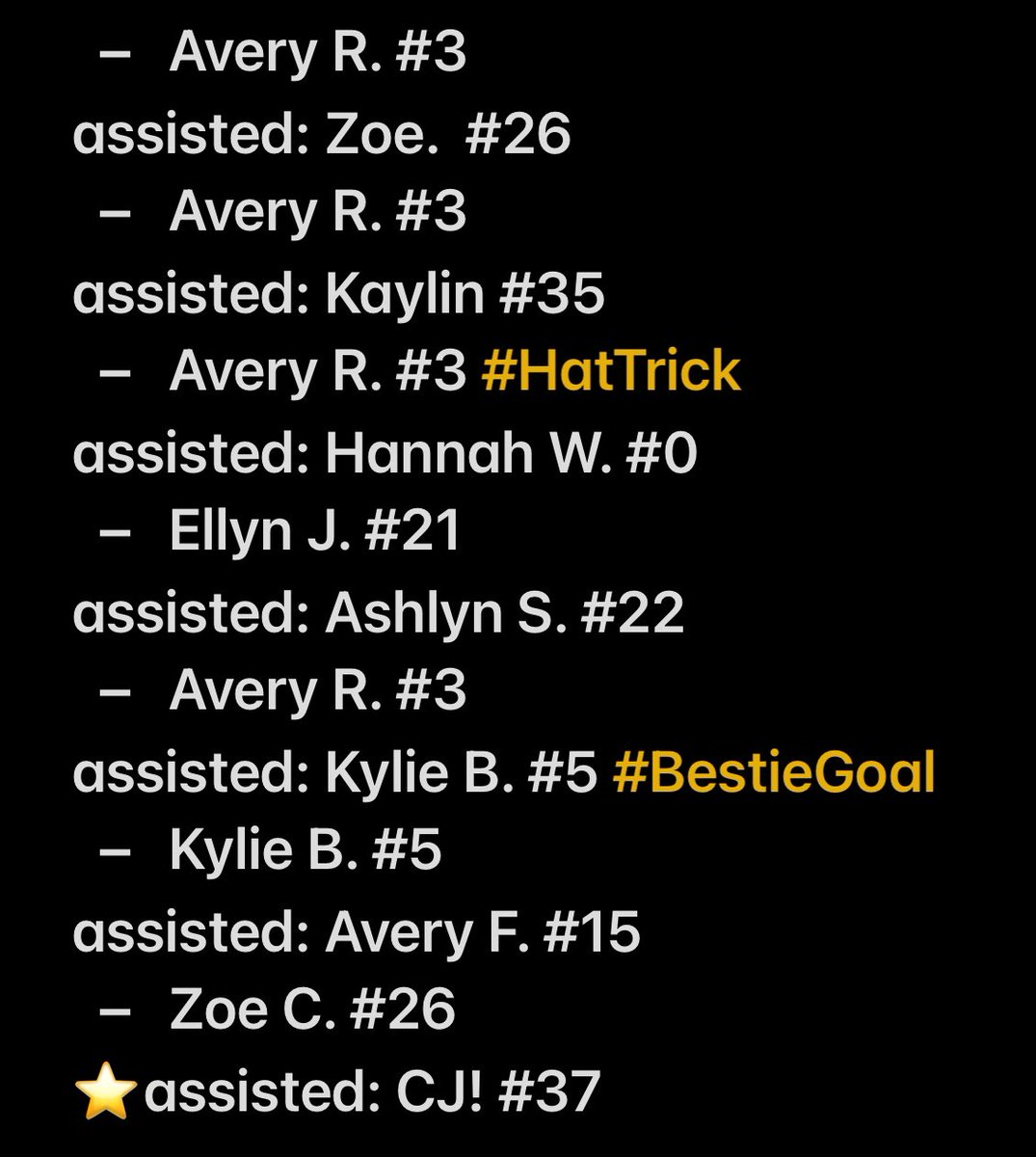 Your JV girls had an amazing win after the long hoco week 🖤💛
score: (7-0)