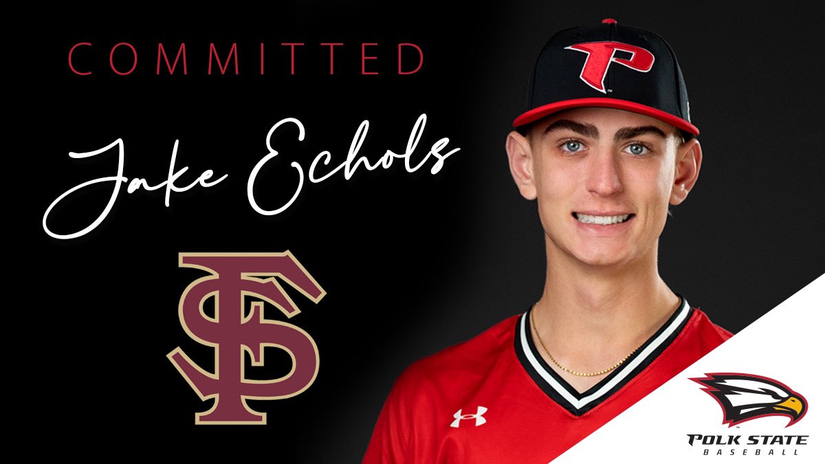 🚨 Congrats to our First Eagle off the board 🚨 <a href="/JakeEcholsbsbl/">Jake Echols</a>  on his commitment to <a href="/FSUBaseball/">FSU Baseball</a>. Noles are getting a really athletic RHP with a high ceiling! #SoarEagles