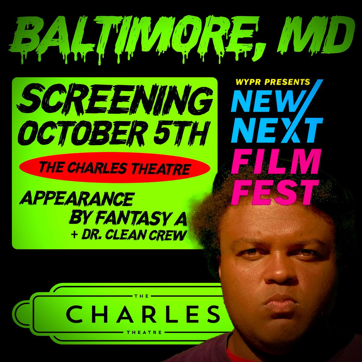 Dr. Clean Productions (@drcleanprod) on Twitter photo Next stop: <a href="/NewNextFilmFest/">New/Next Film Festival</a>! We’re hopping on another plane; this time all the way to Baltimore to screen Fantasy A Gets a Mattress at the hottest new film festival in America!
Screening 10/5 at <a href="/CharlesTheatre/">The Charles Theatre</a>, 2:40pm.
Tix: newnextfilmfest.com/film/fantasy-a… Next stop: <a href="/NewNextFilmFest/">New/Next Film Festival</a>! We’re hopping on another plane; this time all the way to Baltimore to screen Fantasy A Gets a Mattress at the hottest new film festival in America!
Screening 10/5 at <a href="/CharlesTheatre/">The Charles Theatre</a>, 2:40pm.
Tix: newnextfilmfest.com/film/fantasy-a…