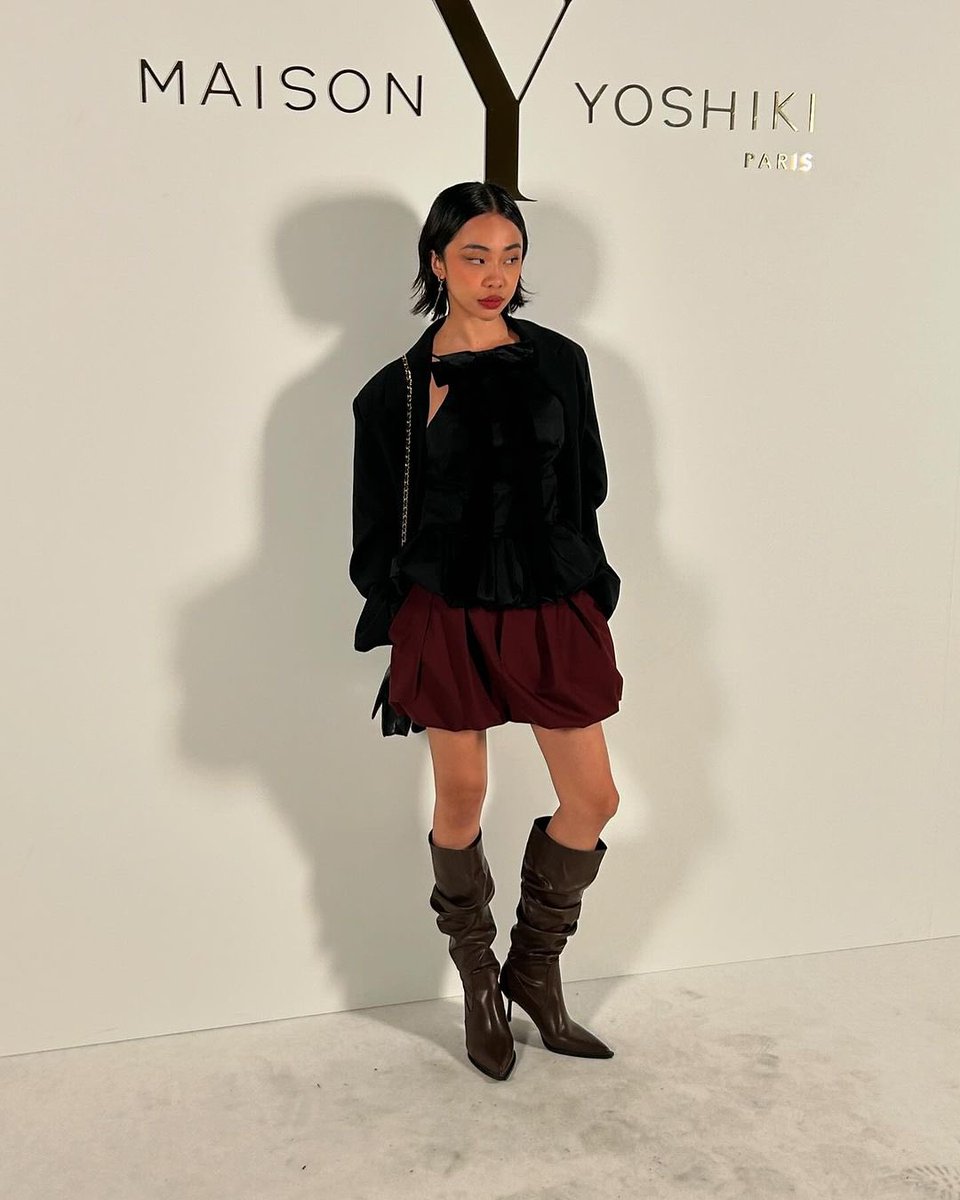 TeamMMEntrata's tweet photo. Maymay Entrata attending Maison Yoshi's Paris Fashion Week show.

#MaymayEntrata @maymayentrata07 https://t.co/raL1hMAmhX