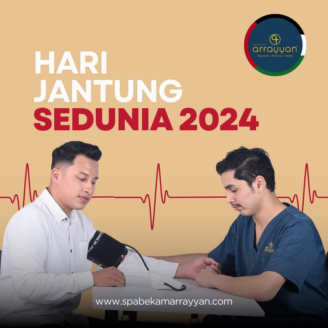 bekam_senawang's tweet image. HARI JANTUNG SEDUNIA 2024 ❤️‍🩹

Hari Jantung Sedunia disambut pada 29 September setiap tahun untuk memberi kesedaran kepada orang awam tentang penjagaan jantung yang baik.

“Jom amalkan bekam sebagai alternatif gaya hidup yg lebih sihat “

#heartday❤️ #spabekamarrayyan