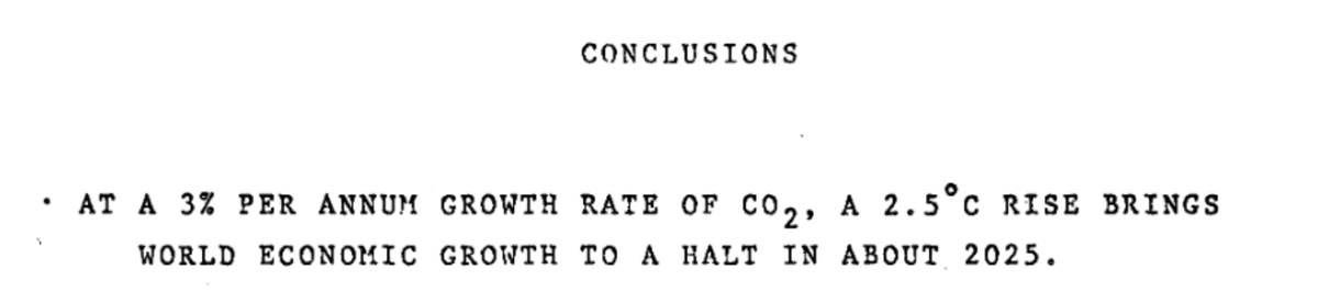 Aaron Regunberg (@aaronregunberg) on Twitter photo I see <a href="/MichaelEMann/">Prof Michael E. Mann</a>'s 1982 Exxon internal report and raise you a 1980 presentation by API to Exxon, Chevron, and BP predicting that 2.5 degrees of global warming would be so devastating to human civilization it would to bring "world economic growth to a halt." I see <a href="/MichaelEMann/">Prof Michael E. Mann</a>'s 1982 Exxon internal report and raise you a 1980 presentation by API to Exxon, Chevron, and BP predicting that 2.5 degrees of global warming would be so devastating to human civilization it would to bring "world economic growth to a halt."