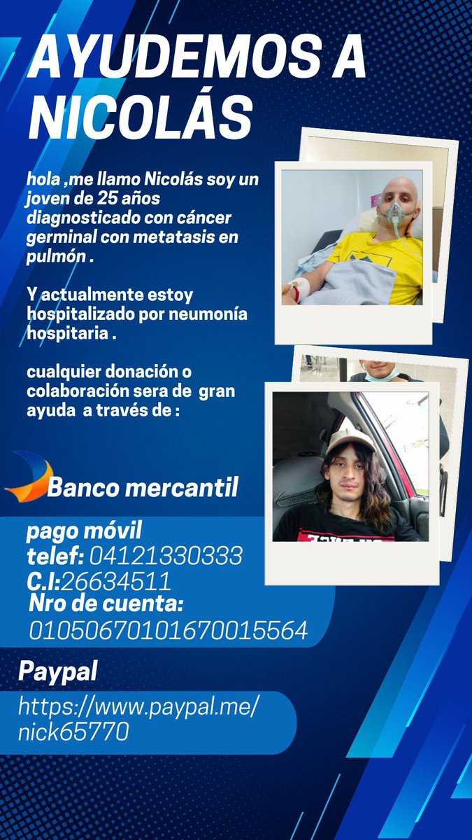 En el post citado abajo está su PayPal para quien pueda ayudar 🙏🏻 quien no pueda ayudar por lo menos difunda si puede!