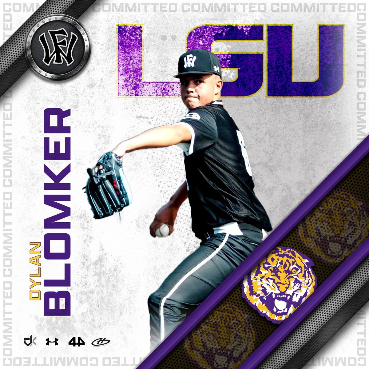 Congratulations to 2026  grad <a href="/dblomker22/">Dylan Blomker</a> on his commitment to <a href="/LSUbaseball/">LSU Baseball</a> 

#TheBrand