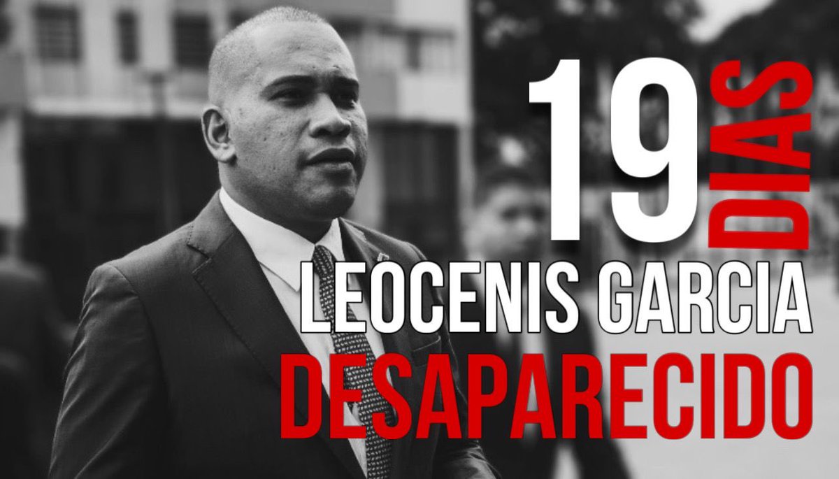 Leocenis Garcia (@leocenisoficial) on Twitter photo #Hoy se cumple 19 días que no sabemos nada de mi hermano Leocenis García. Desde el pasado 11 de septiembre que se produjo su detención. No lo hemos podido ver, no tenemos ninguna información sobre su estado Físico. <a href="/ONU_es/">Naciones Unidas</a> <a href="/CIDH/">CIDH - IACHR</a> <a href="/OEA_oficial/">OEA</a> #Hoy se cumple 19 días que no sabemos nada de mi hermano Leocenis García. Desde el pasado 11 de septiembre que se produjo su detención. No lo hemos podido ver, no tenemos ninguna información sobre su estado Físico. <a href="/ONU_es/">Naciones Unidas</a> <a href="/CIDH/">CIDH - IACHR</a> <a href="/OEA_oficial/">OEA</a>