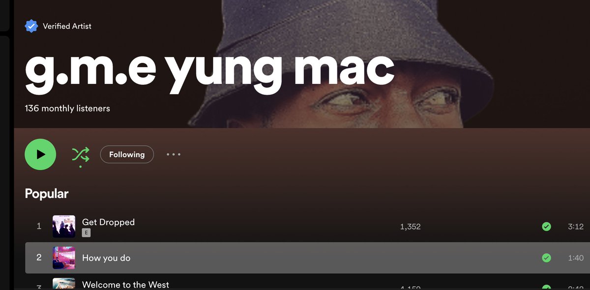 WEPETOkenHTs's tweet photo. If your not, Follow my Spotify for New music 🎵🎹🔥🔥
#spotifyprofile https://t.co/FibGMyyKcE