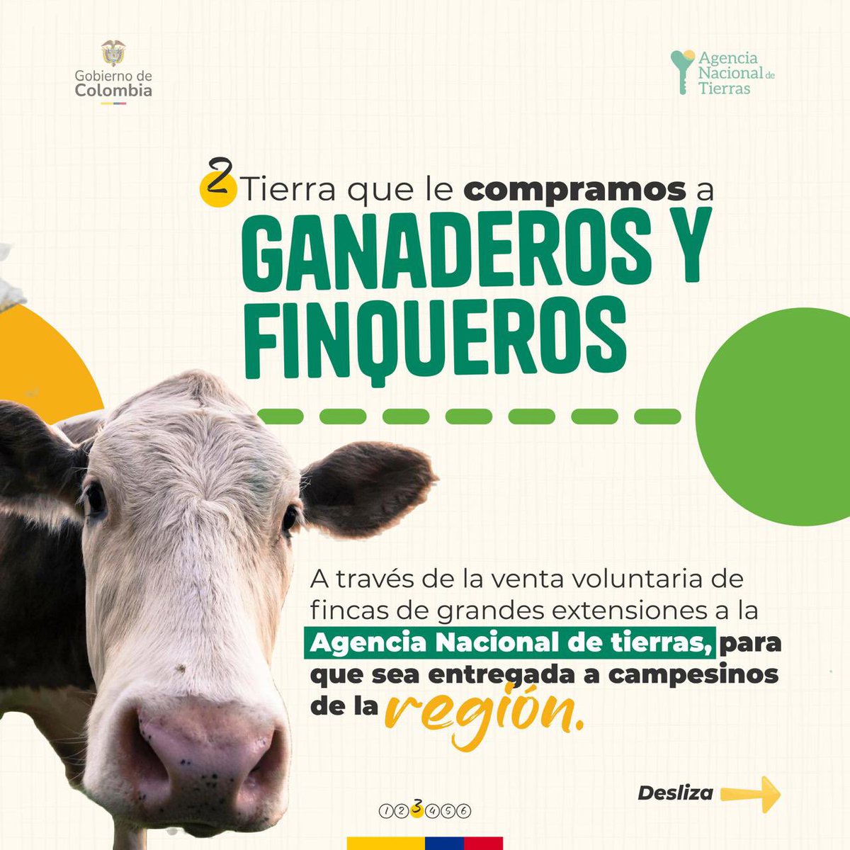 harmanfelipe's tweet photo. Aquí te cuento, cómo la @AgenciaTierras adquiere las fincas que le estamos entregando a los campesinos de Colombia en el marco de la #ReformaAgraria. https://t.co/wfvfk0OfTV