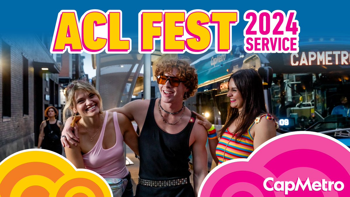 Looking for a stress-free way to get to <a href="/aclfestival/">ACL Festival</a>? Ride #CapMetro! 🚏🚍🎸🎶

Some quick tips:
-Bus routes will get you to Republic Square to access the ACL Shuttle or to Barton Springs Station at Barton Springs &amp; S. Lamar
-Special Red Line Sunday service for both weekends