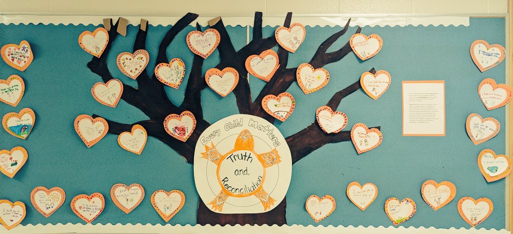 Metropolitan Andrei’s Tree of Hands stands in remembrance and solidarity, honoring the survivors of residential schools. Our staff wear orange as we commit to Truth and Reconciliation. #OrangeShirtDay #EveryChildMatters <a href="/MetroDPCDSB/">Metropolitan Andrei School</a>