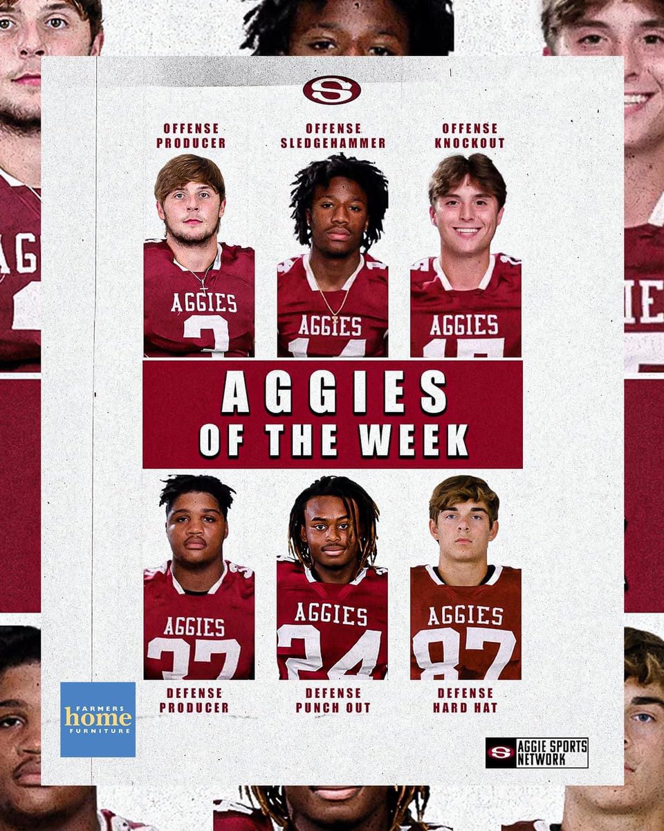 🏈 POTW 🏈
O Producer - Rance Machen
D Producer - Lionel Cheneau