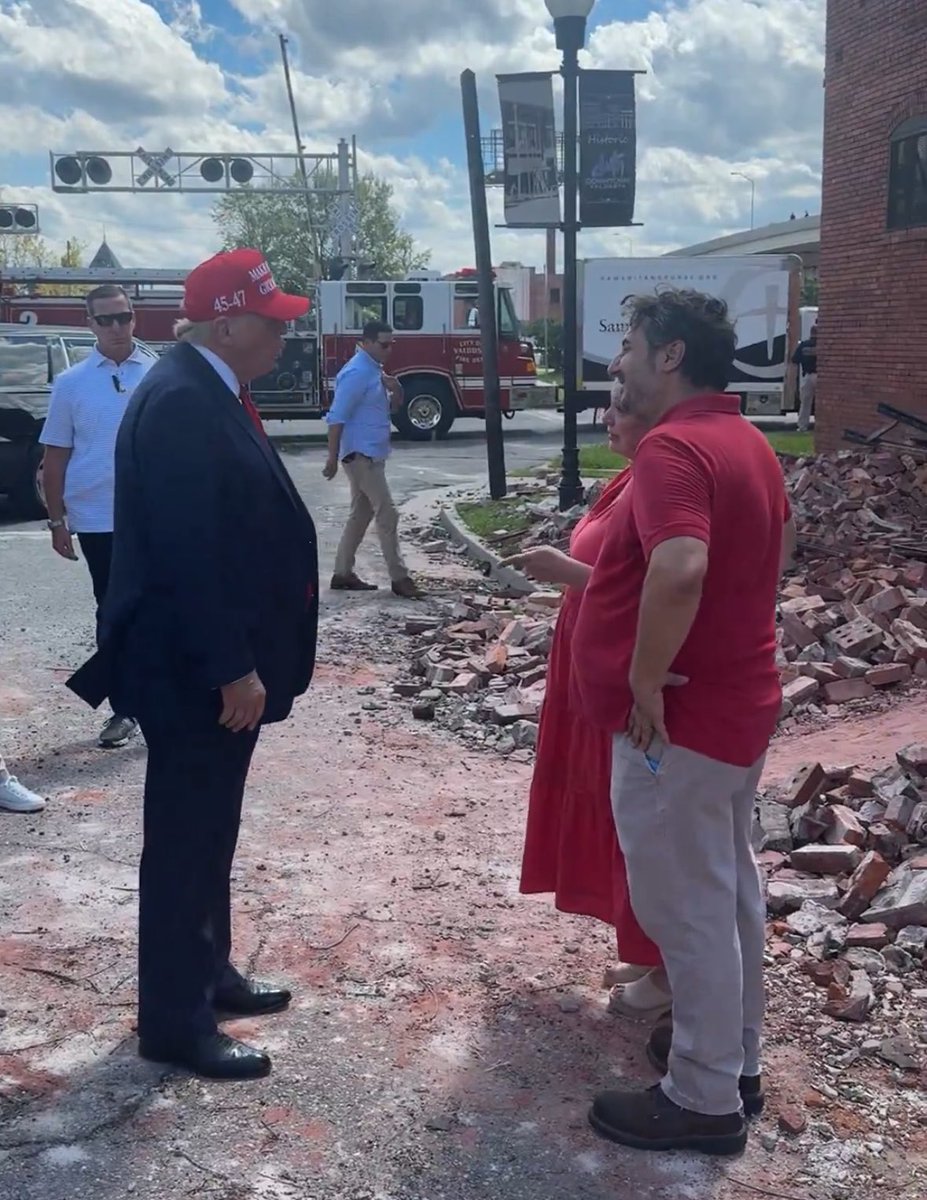 This is now the second major catastrophe where private citizen Donald Trump beat the Biden-Harris administration to the scene.

In 36 days, we have the chance to send him back the White House.

It’s time, America.