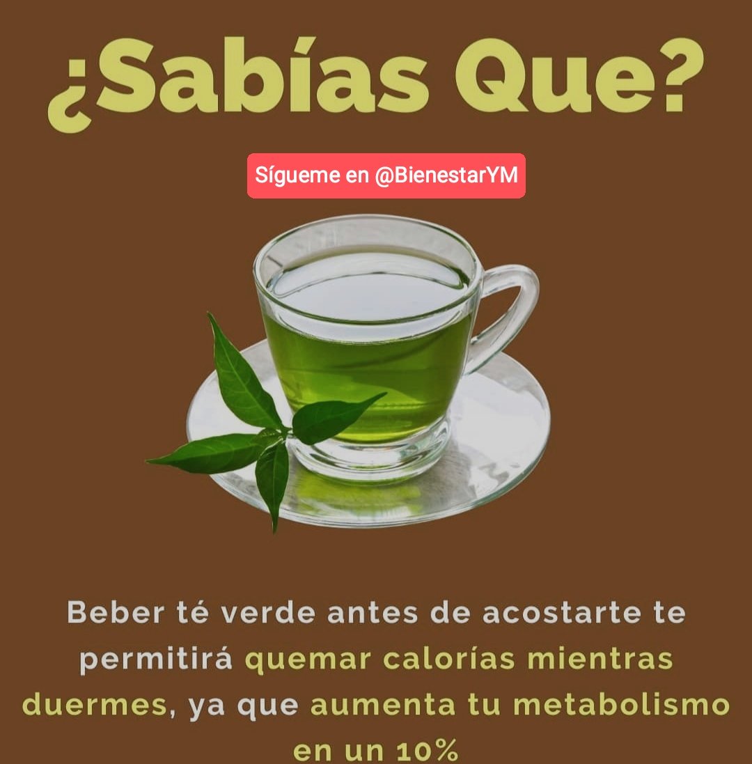 BienestarYM's tweet photo. ✨💫🌿☀️Tip Salud☀️🌿💫✨

Beneficios de Té Verde.

*Regálame un Hola si me lees* https://t.co/e9CWMX9cKB