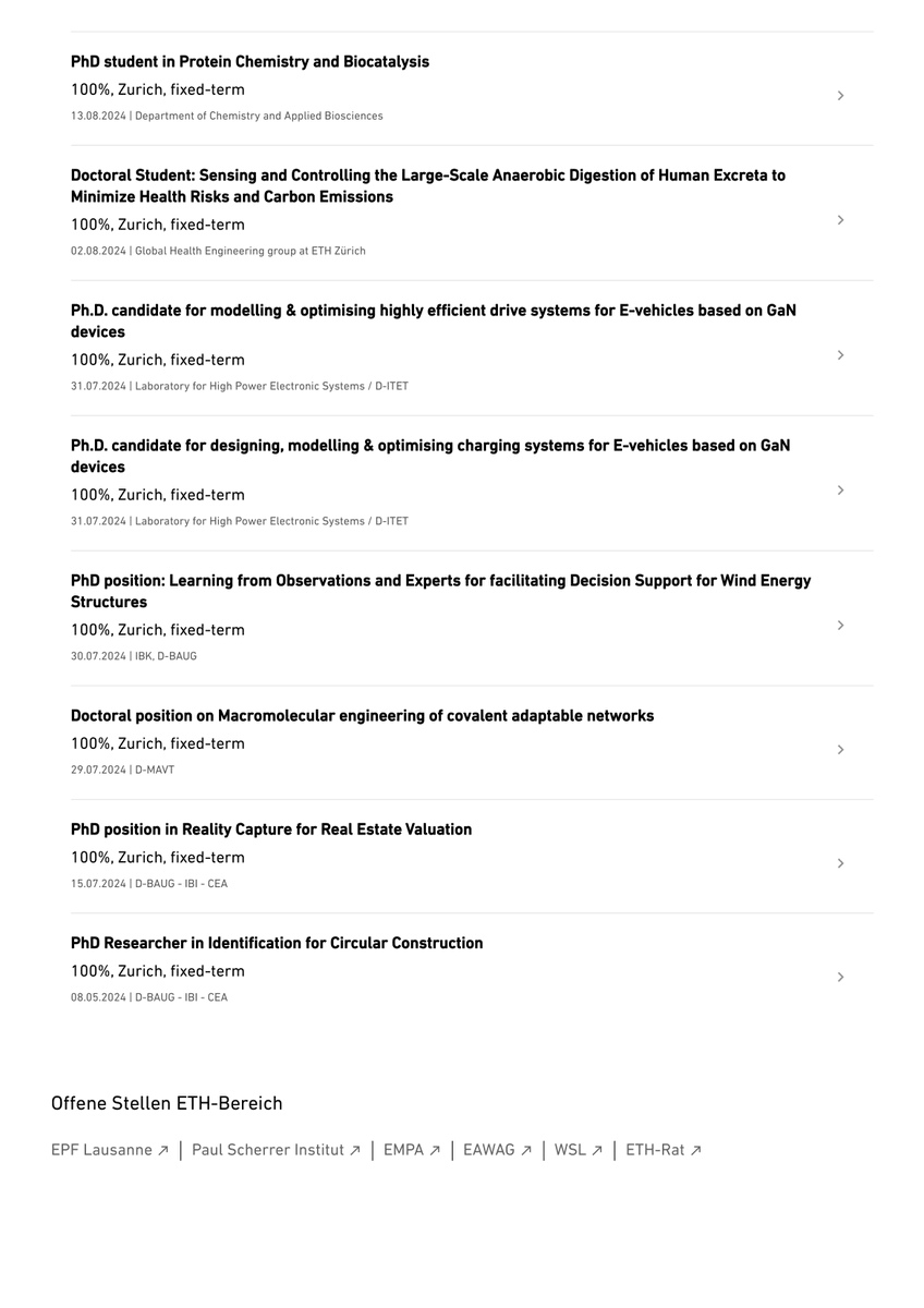 25 PhD positions at ETH Zürich

jobs.ethz.ch