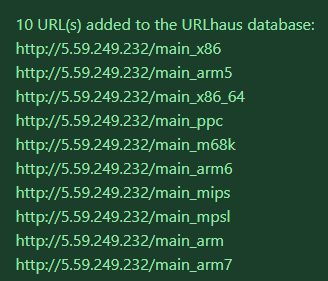 DaveLikesMalwre's tweet photo. Good day Operators 👋
#submitted #URLHaus https://t.co/7dEgEToGnN