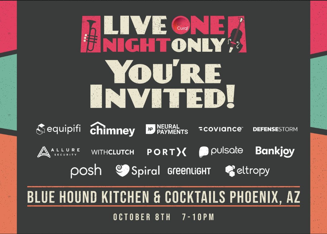 PortX_inc's tweet image. 🥳 Inviting all #creditunions at #JHConnect 2024 next week…

🍸 Don’t miss our exclusive Happy Hour with @Curql and other “special guest” partners.

📍 Blue Hound Kitchen &amp;amp; Cocktails
📅 7:00pm - 10:00pm
RSVP here: marketing.curql.com/blue-hound-lou…

#JackHenry #HappyHour