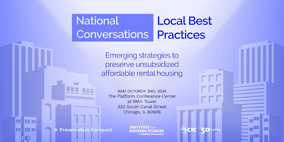 Join NHT’s own Moha Thakur moderating the “Tools and Models” panel for the SOLD OUT Emerging Strategies to Preserve Unsubsidized Affordable Rental Housing conference, hosted by @prescompact @CICChicago <a href="/EnterpriseNow/">Enterprise Community Partners</a> #affordable #housing #NOAH