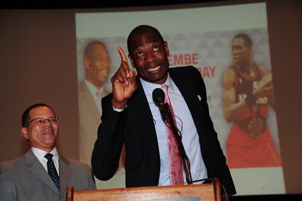 Saddened by the passing of <a href="/NBA/">NBA</a> HOF <a href="/officialmutombo/">Dikembe Mutombo</a> Dikembe was a fearsome defensive player for <a href="/ATLHawks/">Atlanta Hawks</a> &amp; other NBA teams. Equally, he was a family man, a humanitarian, and gentle spirit. I was honored to host “Dikembe Mutombo Day in Fulton County” in 2015.
