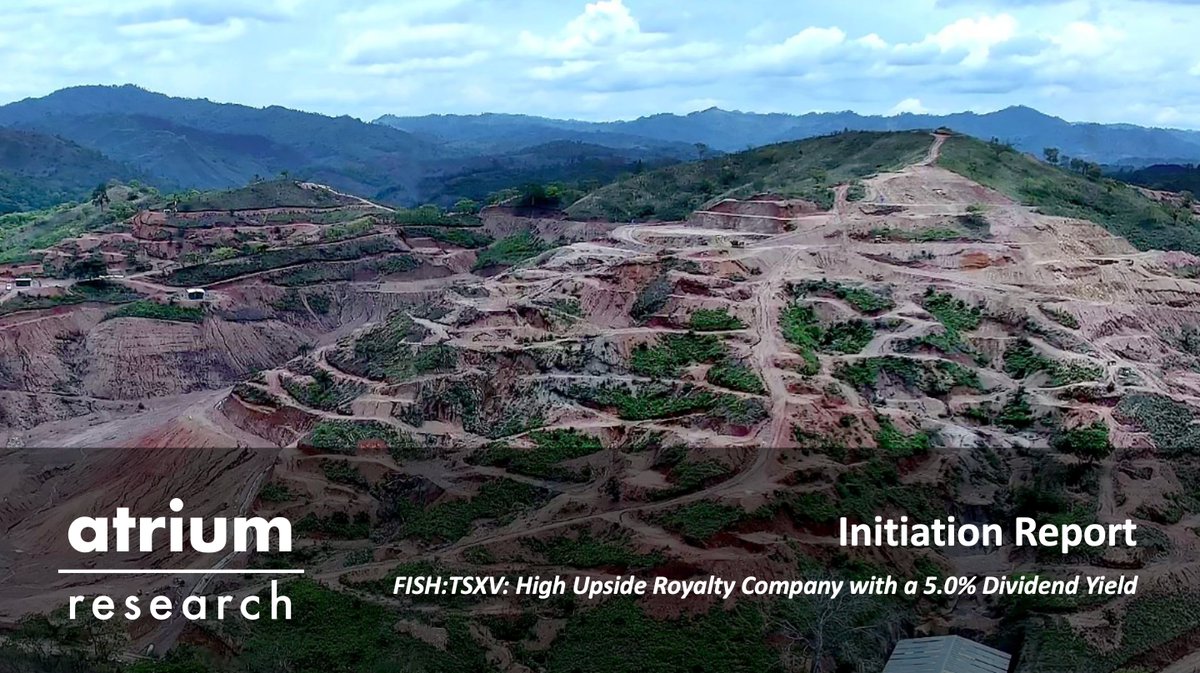 Our team has published an initiation report on Sailfish Royalties. Sailfish is a precious metals royalty company focusing on assets in the Americas, currently offering a 5% dividend yield and actively repurchasing shares. $FISH.V

Read the full report below.