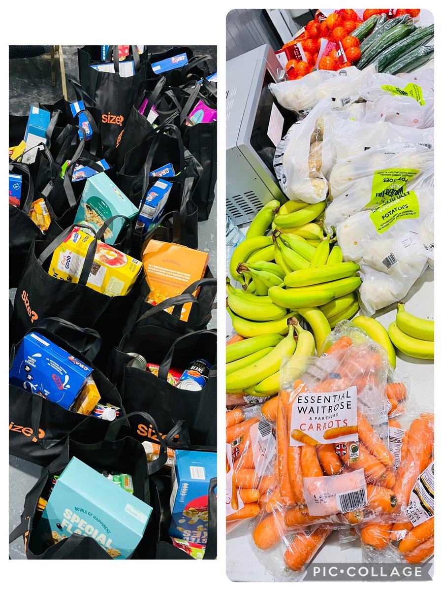 Our amazing volunteers come together to prepare food bags filled with a variety of essentials for our service users each Monday. Containing not just staple items but also fresh fruit &amp; veg, a vital lifeline for many across Preston &amp; the surrounding areas.  #volunteers #community