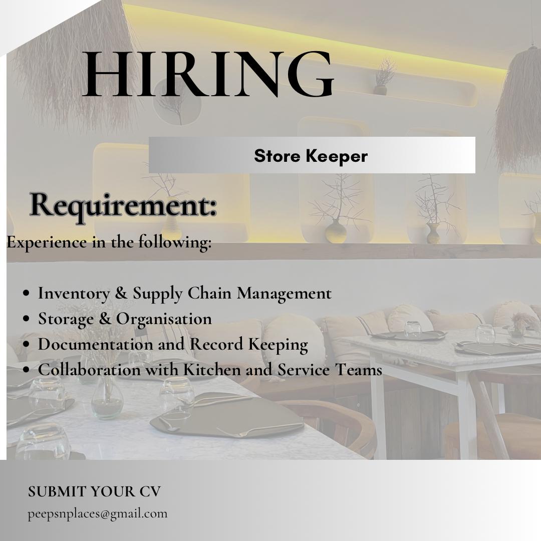 PeepsnPlaces's tweet photo. A Resto-Lounge in Lagos is Hiring. Know anyone interested? https://t.co/4CPEhHDpOV