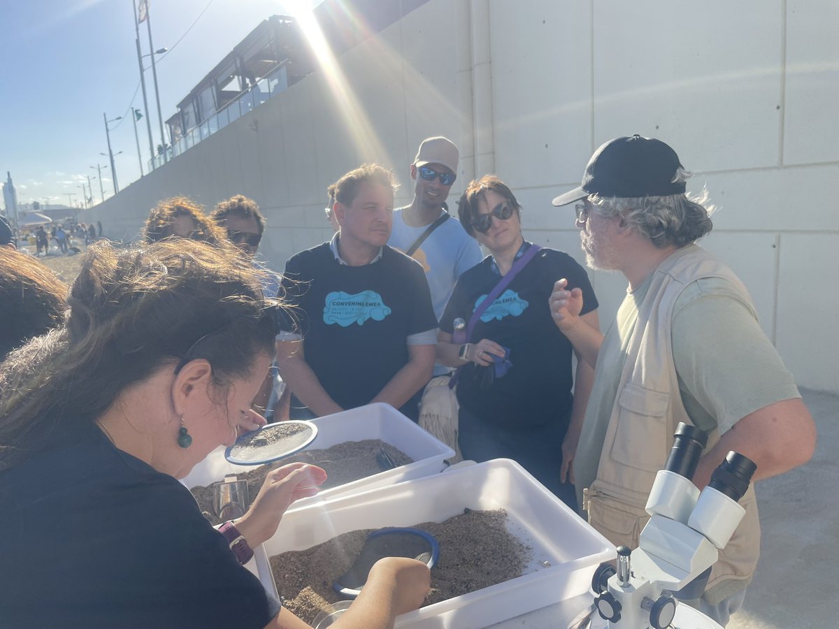 #pcmaemea started with some trash picking on the beach and learning about the ocean.