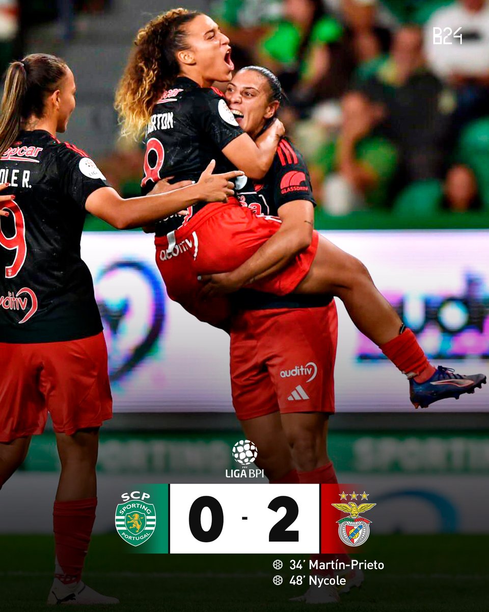 Benfica venceu o dérbi em Alvalade! 🔴