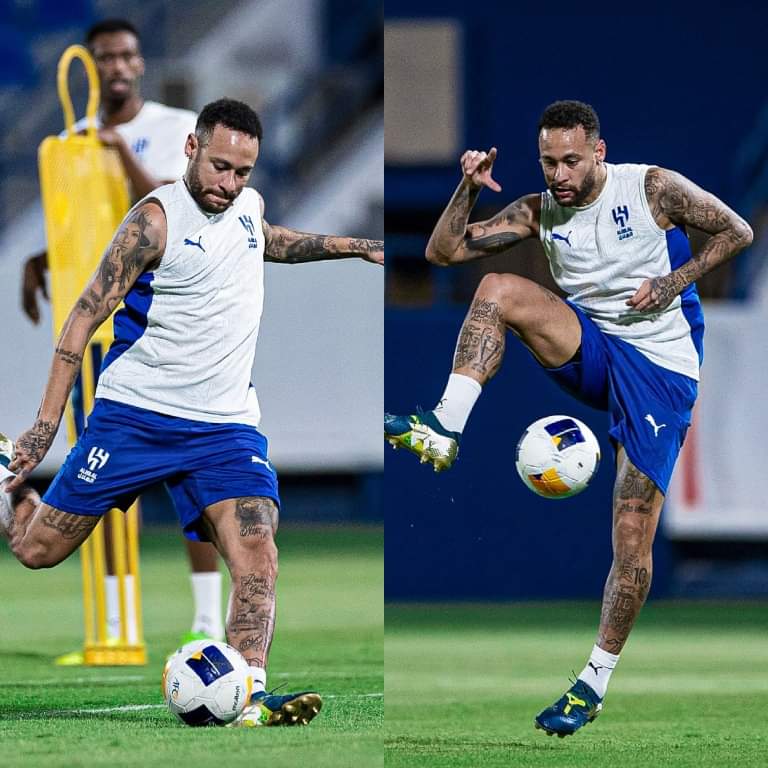 LasV0ces's tweet photo. Una imagen que hace sonreír a toda la gente de bien: 

¡¡LA MAGIA DE NEYMAR CADA VEZ ESTÁ MÁS CERCA DE VOLVER!! https://t.co/4P4FH53M5L