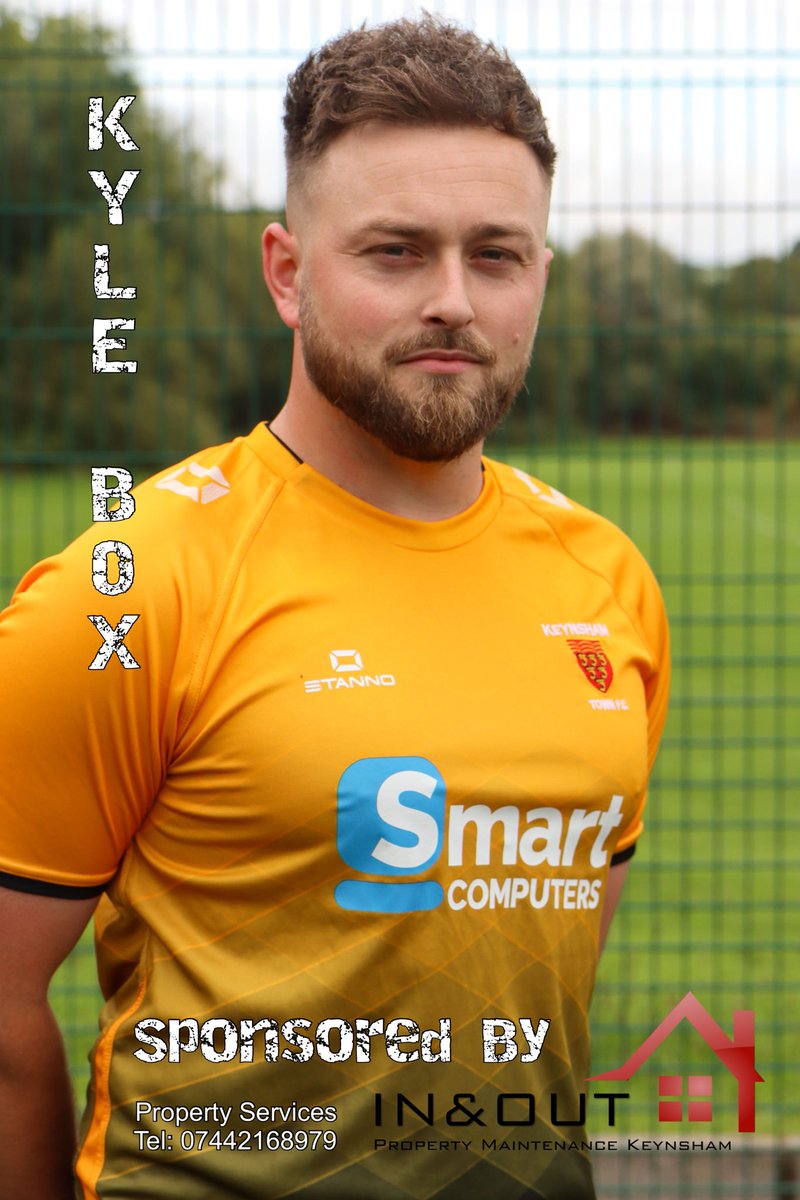 Player sponsors are now coming in, so thank you for your support. First up is 2024/25 Reserve Team captain Kyle Box, proudly sponsored by In&amp;Out Property Maintenance Keynsham. Kyle is the longest serving player at the club and has made a terrific start to the season.