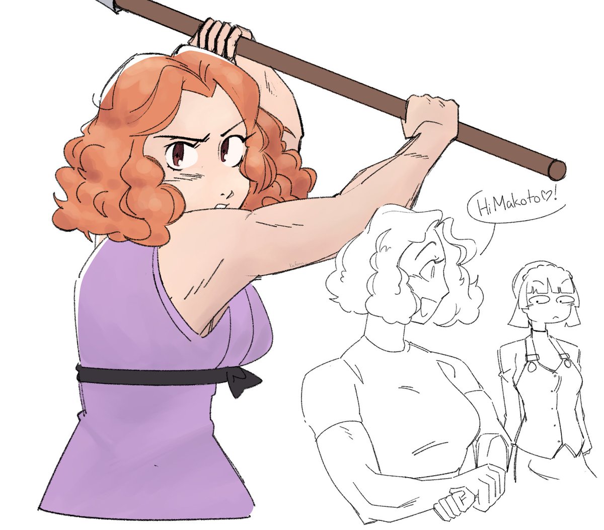 Kafonn_'s tweet image. Opening sketch comms for a bit woopee
40 dollars for a half body sketch
60 dollars for a full body sketch
+50% for any additional characters
Check the replies for more details and DM me if you're interested!!