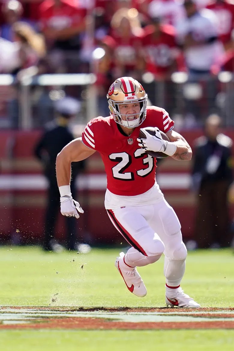 🚨BREAKING:#49ers star running back Christian McCaffrey has Achilles tendinitis in BOTH OF HIS LEGS, NBC reports.

😳😳😳

It is called bilateral Achilles tendonitis… and obviously the team was not willing to tell anyone….

NOT GOOD, no matter how the team tries to spin this.