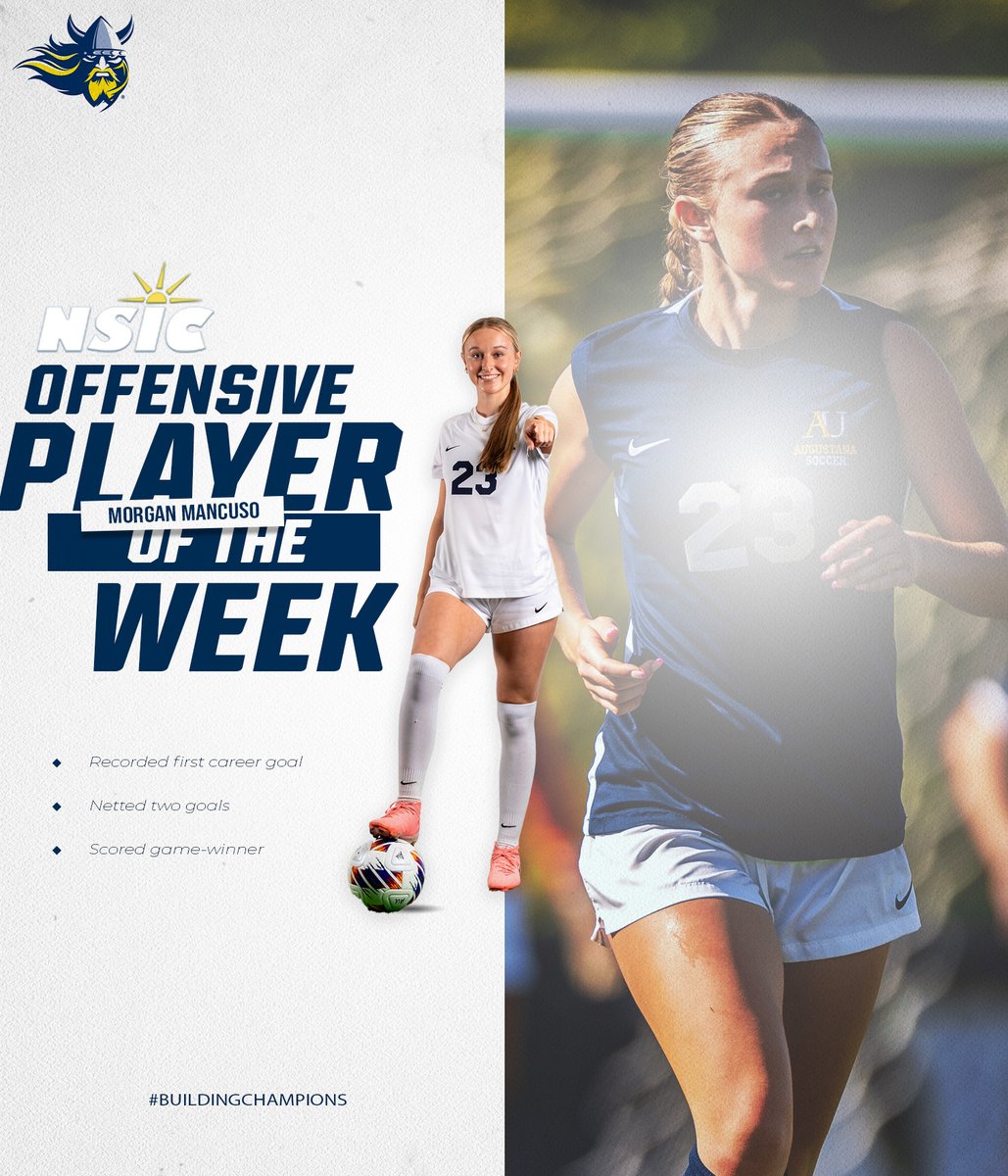 2⃣ NSIC Players of the Week for Viking soccer ⚔️

Full Story ➡️ bit.ly/3zHZe5I

#KnowYourWhy ⚔️ #BuildingChampions