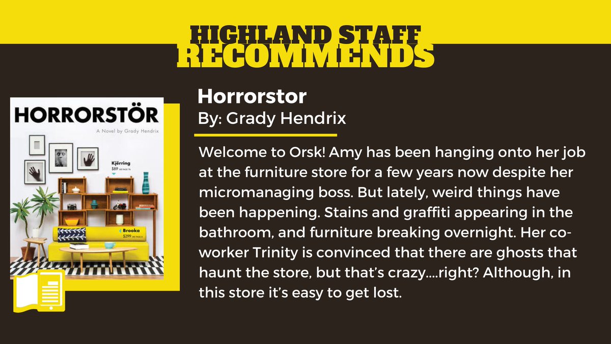 Highland Library tweet media